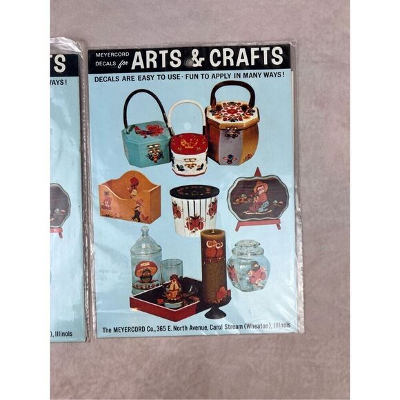 1970s Vintage Mushroom and Owl Decal Stickers - Picture 8 of 9